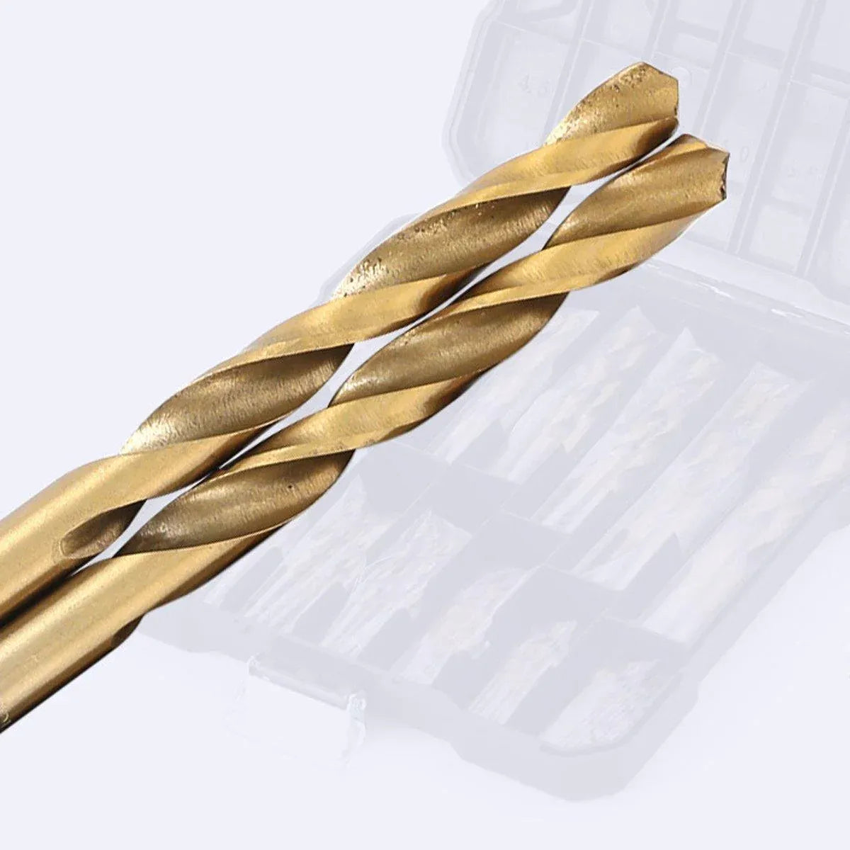 Premium 99 Piece HSS Titanium Drill Bit Set with Storage Case - 1.5-8mm