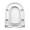 Premium Universal Soft-Close Toilet Seat Cover – White