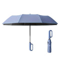 Automatic Folding UV Protection Umbrella - 124 cm, Windproof, Waterproof, Blue - SuperSaverAU - view 5