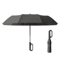 Automatic Folding UV Protection Umbrella - 124 cm, Windproof, Waterproof, Grey - SuperSaverAU - view 4