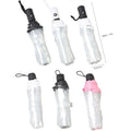 Premium Manual Transparent Folding Umbrella – Pink