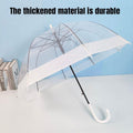 Premium Clear Dome Umbrella – White Edge 82cm
