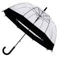 Premium Clear Dome Umbrella – White Edge 82cm
