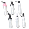 Premium Automatic Transparent Folding Umbrella – Black