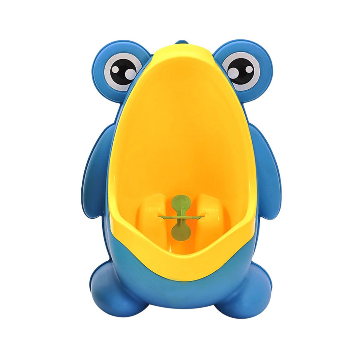 Wall-Mounted Frog Urinal for Toilet Training, 15.5 × 29.5 × 22 cm, Blue