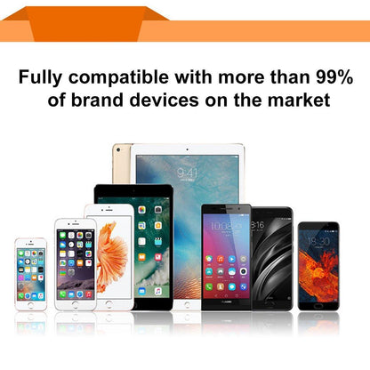 60W 10-Port USB Charger - Multi-Port AC Adapter for Travel