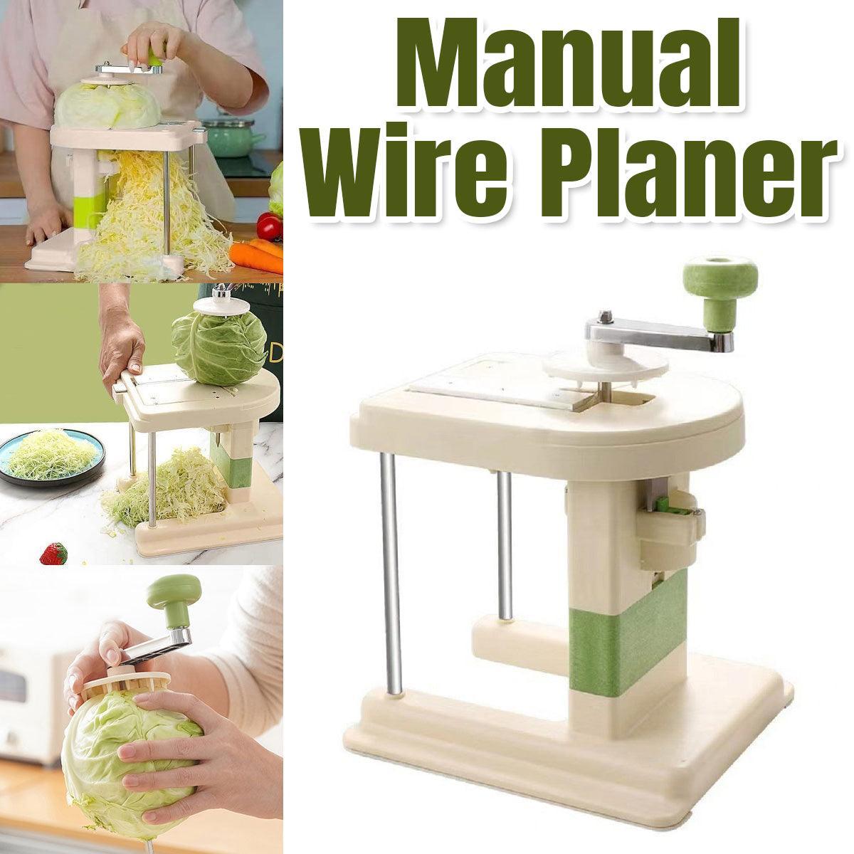 Premium Hand Crank Vegetable Cutter – Stainless Steel Blades