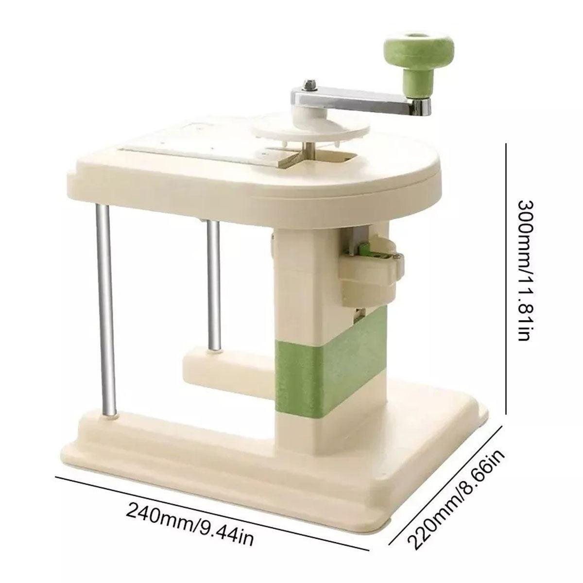 Premium Hand Crank Vegetable Cutter – Stainless Steel Blades