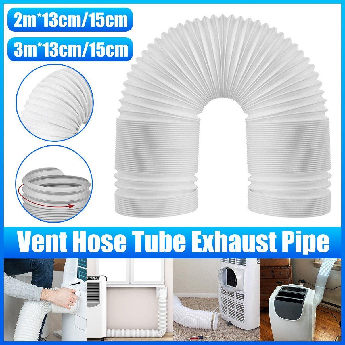 Premium White Portable Air Conditioner Exhaust Hose 2m x 15cm