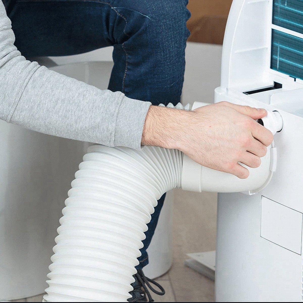 Premium White Portable Air Conditioner Exhaust Hose 2m x 15cm