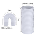 Premium White Portable Air Conditioner Exhaust Hose 3m x 13cm