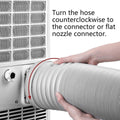 Premium White Portable Air Conditioner Exhaust Hose 3m x 13cm