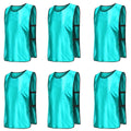 6X Sports Training Bibs - Team Vests for Soccer, Basketball, Cricket - Grass Green-L - SuperSaverAU - view 6