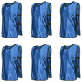 Premium Breathable Polyester Sports Training Bib for Team Practice - Dark Blue, M
