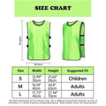 Premium Breathable Polyester Sports Training Bib for Team Practice - Grass Green, M