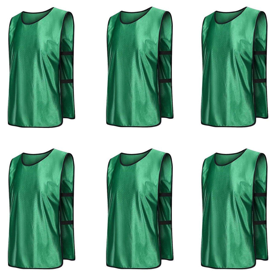 Premium Breathable Polyester Sports Training Bib for Team Practice - Grass Green, M