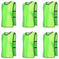 Premium Breathable Polyester Sports Training Bib for Team Practice - Grass Green, M