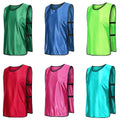 Premium Breathable Polyester Sports Training Bib for Team Practice - Lake Blue, S