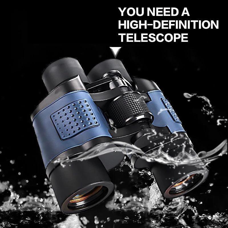 60X60 Waterproof Night Vision Binoculars Telescope