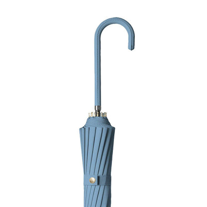 Large 16 Bone Automatic Umbrella Unisex Long Handle Dual Use Rain Sun Umbrella - Green