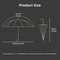 Large 16-Bone Automatic Umbrella - Unisex Long Handle, Dual Use Rain & Sun - Purple - SuperSaverAU - view 2