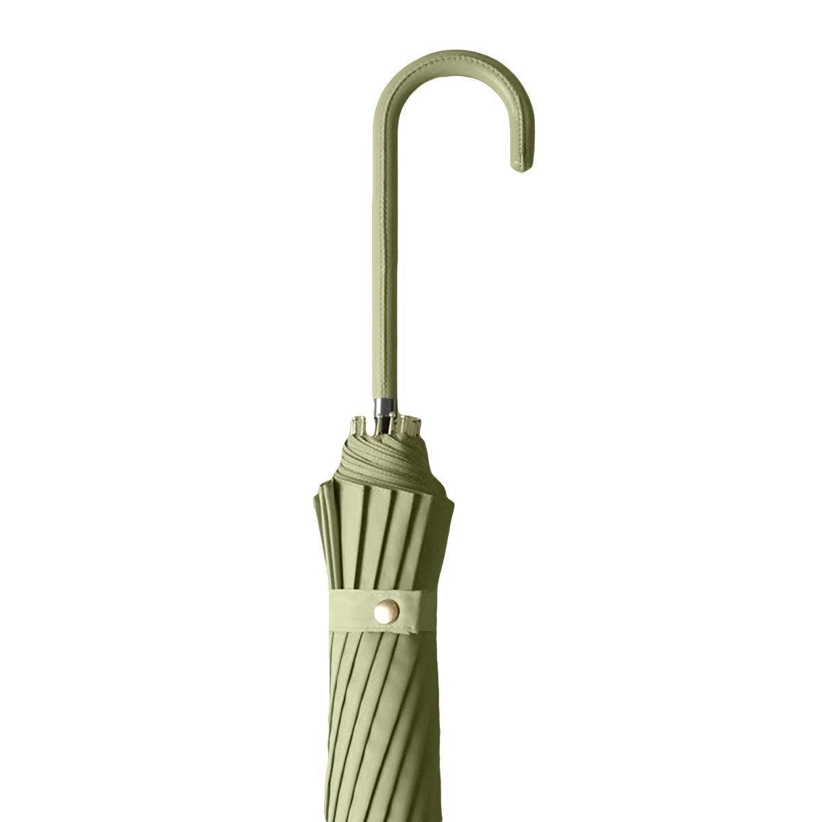 Large 16 Bone Automatic Umbrella Unisex Long Handle Dual Use Rain Sun Umbrella - Purple