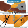 Premium Watermelon Red Women's Wide Brim Ponytail UV Sun Visor Hat