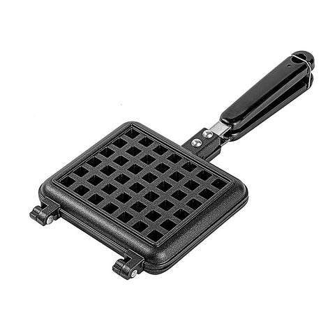 Waffle Pan Mould 14.5 cm x 13.5 cm Non-Stick Compact Design for Easy Cooking - SuperSaverAU - view 2