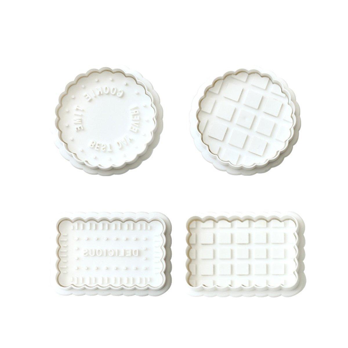Premium Plaid Cookie Stamp Set – 4 Pieces