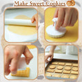Premium Plaid Cookie Stamp Set – 4 Pieces