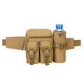 Premium Crocox Army Green Tactical Waist Bag with Bottle Pouch