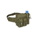 Premium Crocox Army Green Tactical Waist Bag with Bottle Pouch