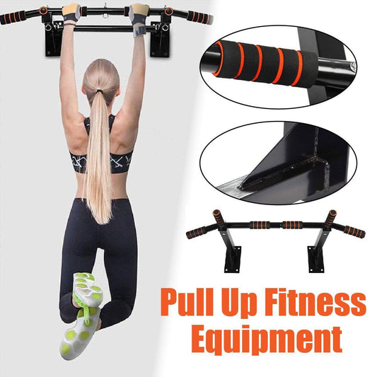 Wall-Mounted Pull-Up Bar - Home Gym Exercise Fitness Equipment