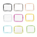 4 Pack Banana PVC Cosmetic Bag Set Travel Toiletry Makeup Organisers S M L XL