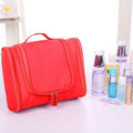 Premium Navy Waterproof Hanging Travel Toiletry Bag with Hook and Multiple Pockets