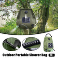 Premium 20L Solar Camp Shower Bag - Army Green