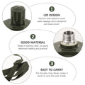 Outdoor Water Bottle 800ml Stainless Steel with Adjustable Strap - Army Green/Red Star - SuperSaverAU - view 4