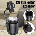 Premium 2 in 1 Car Phone Holder and Cup Holder Organiser