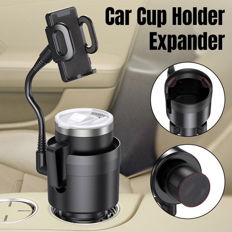 Premium 2 in 1 Car Phone Holder and Cup Holder Organiser