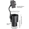 Premium 2 in 1 Car Phone Holder and Cup Holder Organiser