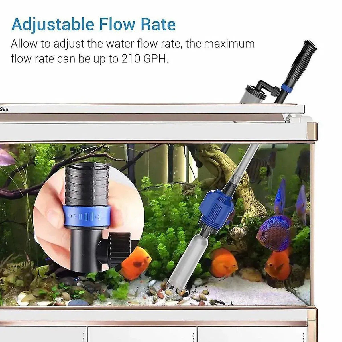 Premium Aquarium Water Changer Suction Pump 32W IPX8