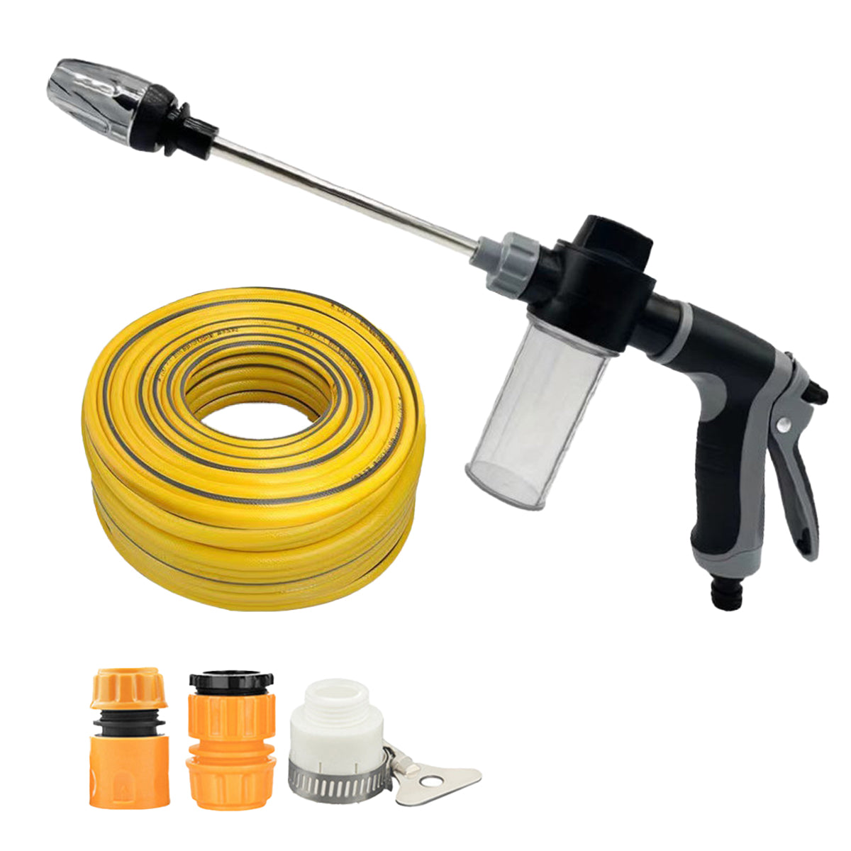 Premium High Pressure Long Pole Car Wash Sprayer with Adjustable Nozzle