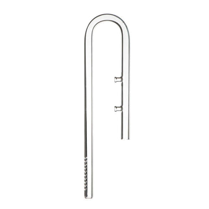 Aquarium Glass Inlet Outlet Pipe Fish Tank Filter Oil Film Remover Plant Holder - Hemispherical outlet-12mm