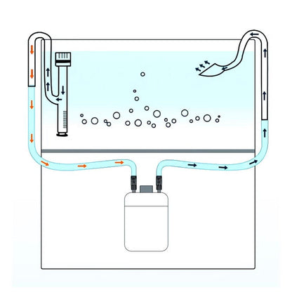 Aquarium Glass Inlet Outlet Pipe Fish Tank Filter Oil Film Remover Plant Holder - Oil removal inlet-12mm