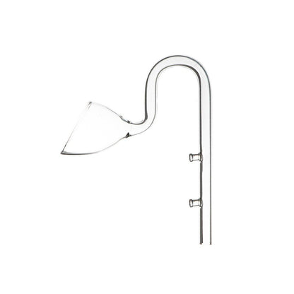 Aquarium Glass Inlet Outlet Pipe Fish Tank Filter Oil Film Remover Plant Holder - Speaker outlet-16mm
