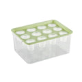 Transparent Rectangular Aquarium 12Hole Lid Portable Hydroponic Plant Fish Tank - Green - SuperSaverAU - view 4
