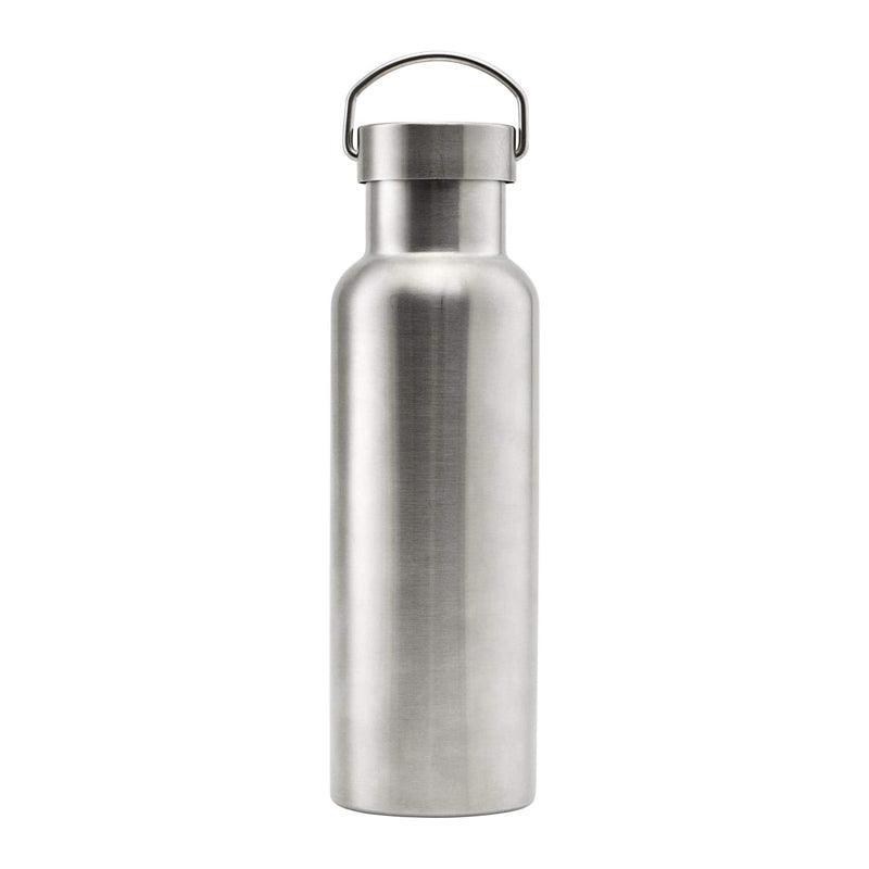 Premium 500ml Stainless Steel Sports Water Bottle Silver Flask