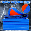 Premium Heavy Duty Waterproof Plastic Tarp Cover – Blue 2 x 2m
