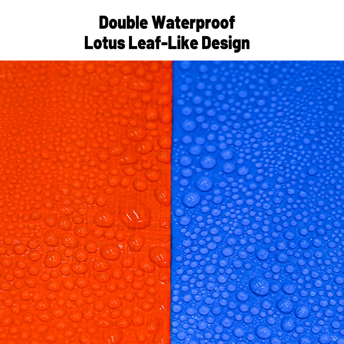 Premium Heavy Duty Waterproof Plastic Tarp Cover – Blue 2 x 2m