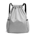 Premium Waterproof Sports Backpack – Grey with Shoe Compartment